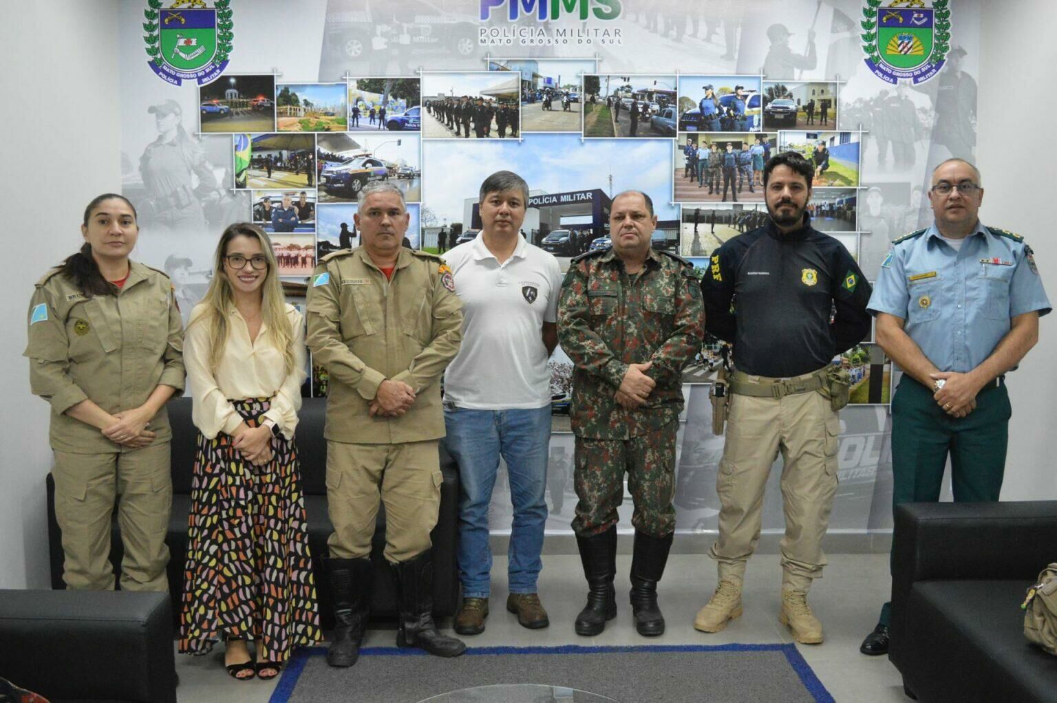 Imagem de compartilhamento para o artigo Conselho de Segurança realiza reunião mensal  no 5º Batalhão em Coxim da MS Todo dia